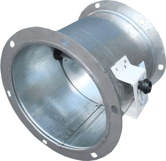 DUCT ROUND SINGLE LEAF DAMPER TYPE DKSK